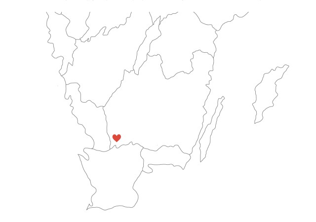 Småland hjärta Strömsnäs orange2